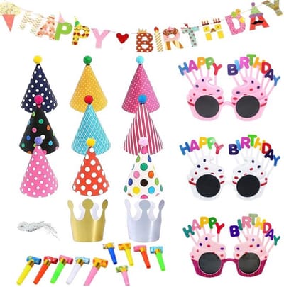 Dailygoods- Kegelhoeden 25 Stuks - Feesthoedjes Volwassenen