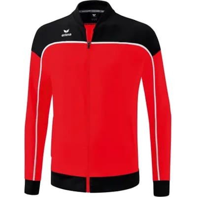 Erima Change Presentatiejack Kinderen - Wit / Zwart / Rood | Maat: 128