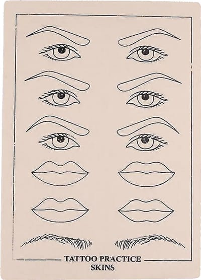 PMU Practice Skin – Professional Training Pad for Permanent Makeup