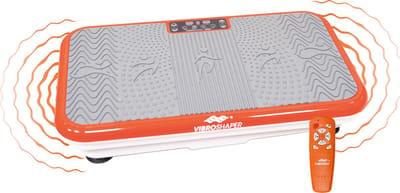 Vibro Shaper - trilplaat met oscillatietechnologie verstevigt het lichaam - powerplate belast alle spiergroepen - inclusief power stretchbandjes