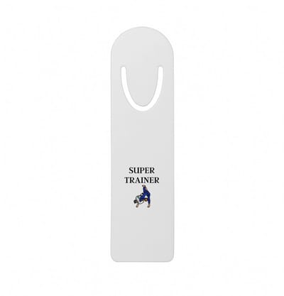 Hacebo® - Super trainer metalen boekenlegger - Sport - coach - Judo - Trainer - geschenk - verjaardag - love gift Bladwijzer boekenleggers - 12.7 cm x 3.2cm