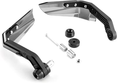 Motor Handbeschermers - Stuur Protectors - Veilig Rijden - Universele Pasvorm - 19cm Lengte - Zwart