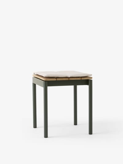 &Tradition Ville outdoor kruk AV47 zitkussen - Sunbrella Heritage Papyrus