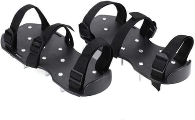 Luchtiger voor je gazon met verstelbare schoenen, metalen spijkers en comfortabele pasvorm voor optimale beluchting