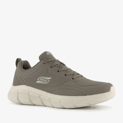 Skechers BOBS B Flex - Arctic Edge heren sneakers taupe - Grijs - Extra comfort - Memory Foam