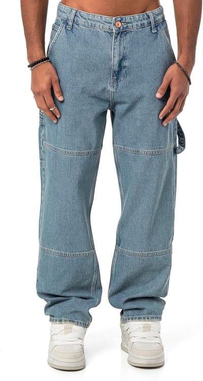 Heren Baggy Jeans van 100% Katoen - Loose Fit Spijkerbroek