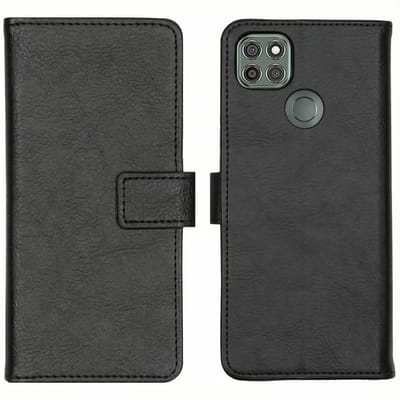 imoshion Hoesje - Geschikt voor Motorola Moto G9 Power - Luxe Bookcase - Zwart