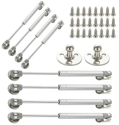 150N Gasveer Hydraulische Schokdemper voor Keuken- en Meubeldeuren - Set van 8