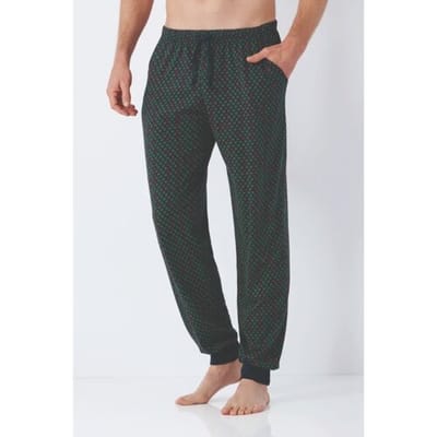 Premium heren lounge broek marine blauw Hajo - Blauw - Maat - 48