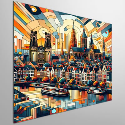 Kunstprint | Wanddecoratie | Dibond | 100 × 100 cm