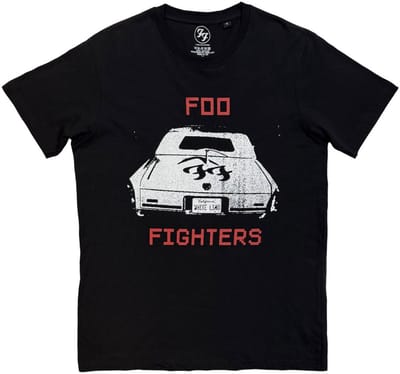 Foo Fighters - White Limo Heren Tshirt - M - Zwart