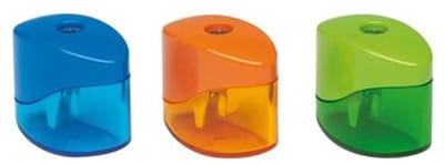 Móbius+Ruppert plastic puntenslijper Mini Elliptic Swing met opvangbakje. Display 20 stuks.