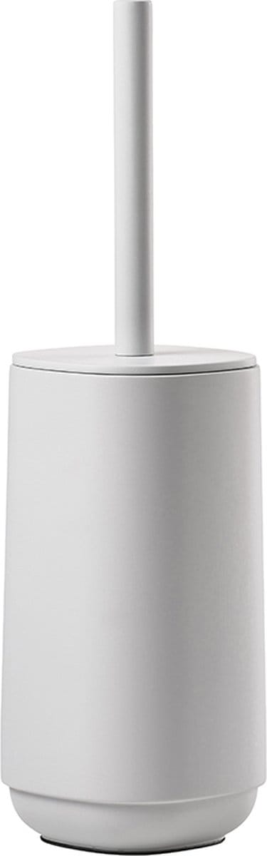 Zone Denmark Time Toiletborstel met Houder - WC Borstel Vrijstaand - Toilet & Badkamer Accessoires - Beton - 36 x 10,5 cm - Soft Grey (grijs)