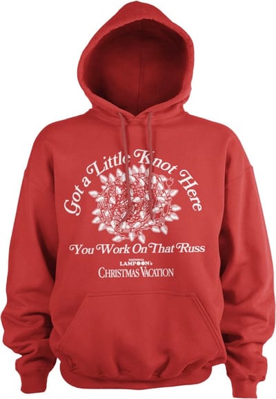 National Lampoon's Christmas Vacation Hoodie/trui -S- Got A Little Knot Here Rood