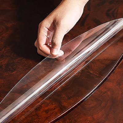 Beschermfolie Tafel - Zelfklevende Folie - Meubels Beschermen - Waterdicht en Oliebestendig - 60 x 200 cm - Transparant