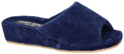 Josef Seibel - MARSEILLE 01 - Dames pantoffels - Kleur: Blauw - Maat: 40.5