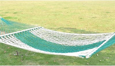 Draagbare Hangmat - Nylon Swing - Buiten Ontspannen - Anti-kantel ontwerp - 200x100 cm - Blauw