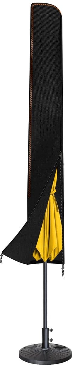 Dailygoods- Terrasparasolhoes waterdicht - 210D Oxford stof - UV- en windbestendig - Parasolhoes met rits - Buitenparasolhoes - 190 x 30 x 50 cm