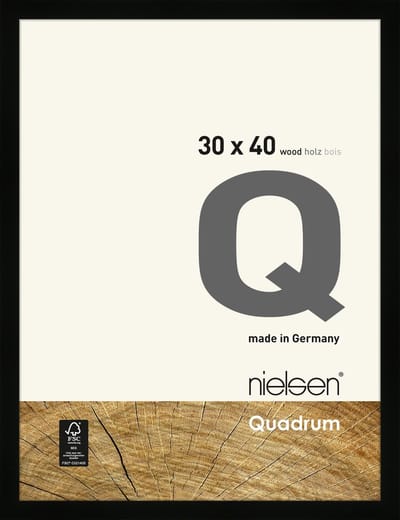 Nielsen Quadrum Houten Wissellijst Black 30x40cm