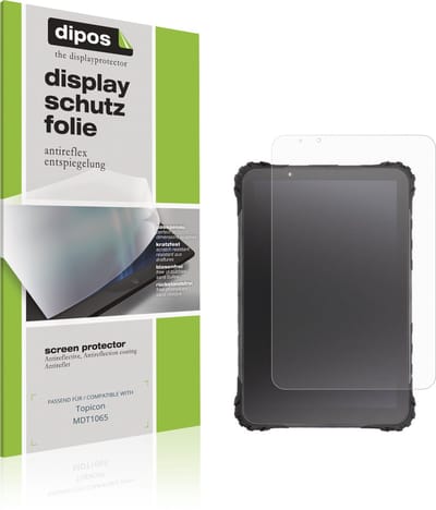 dipos – 2x Matte Beschermfolie geschikt voor Topicon MDT1065 | Krasbestendige & antireflecterende Screenprotector Ultra-Thin