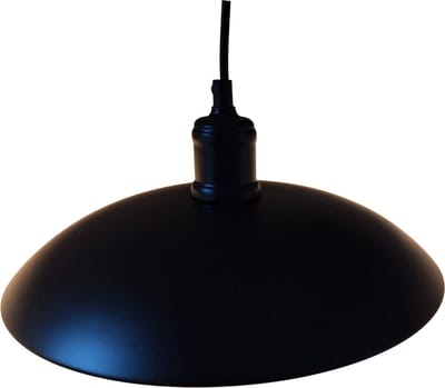 Hanglamp Zwart met witte binnenkant - Scaldare Noto