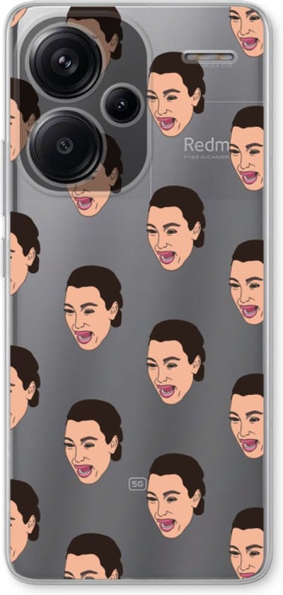 Case Company® - Hoesje geschikt voor Xiaomi Redmi Note 13 Pro plus hoesje - Ugly Cry Call - Soft Cover Telefoonhoesje - Bescherming aan alle Kanten en Schermrand