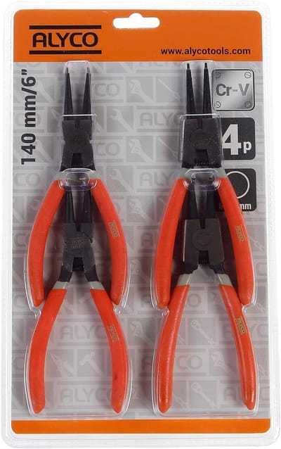 Tangenset - Handgereedschap set - Precisie werk - Gekartelde snijranden - Oranje