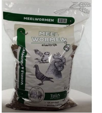 Tijssen Meelwormen - Kippenvoer - 5 kg