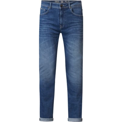 Petrol Industries Heren Jeans Slim Fit Seaham VTG - Spijkerbroek - Essentials Collection - Blauw - Maat W28L32