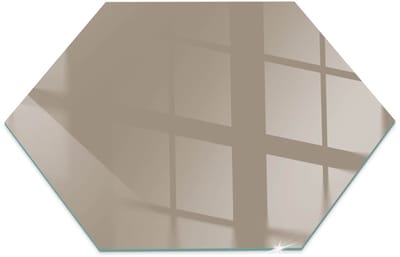 Tulup Kachel Vloerplaat - Kleur Bruin Plaat Voor Onder Houtkachel - 40 cm x 36,6 cm - Bruin Vloerplaat Openhaard - Rechthoek Kachel Vloerplaat - Plaat Voor Onder Kachel - Vloerplaat Voor Kachel - Vloerplaat Voor Houtkachel