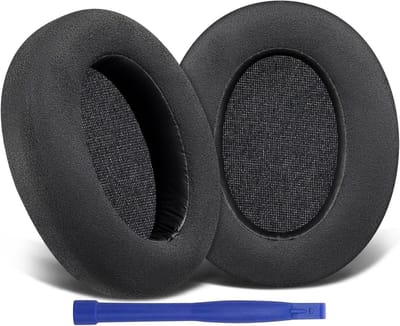 Dailygoods - SOULWIT Micro Suede Oorkussens Vervanging voor Sony WH-XB910 XB910N Extra Bass Noise Cancelling Hoofdtelefoon, voor Sony WHXB910N Draadloze Headset, Earpads Cushions met Geluidsisolerend Schuim