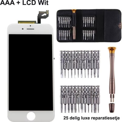 iPhone 6S Plus LCD Scherm Geschikt voor – Premium – Wit