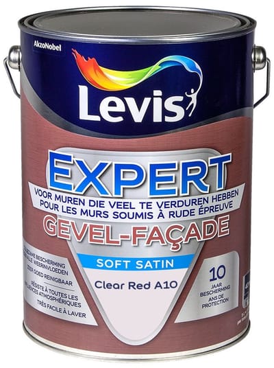 Levis - Expert Gevel Mix - Clear Red A10 - Mengverf - 5 L