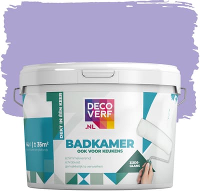 Decoverf badkamer verf lila, 4L
