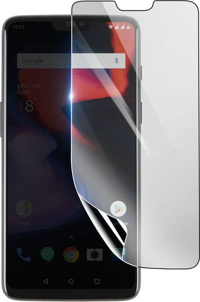 3mk, Geschikt voor Oneplus 6, Schokbestendige Hydrogel Screenprotector, Transparant