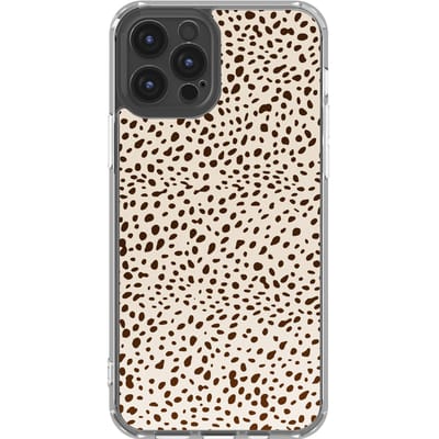 imoshion Hoesje - Geschikt voor Apple iPhone 12 Pro / 12 - Design hoesje - Desert Dots