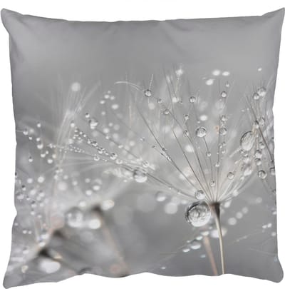 Sierkussens - Kussentjes Woonkamer - 50x50 cm - Paardenbloem - Waterdruppels - Stilleven - Modern