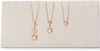 Luxe Ketting Presentatiestandaard met Linnenstructuur voor Sieraden