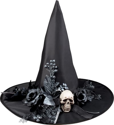Boland - Hoed heks Skulla - 57 - Volwassenen - Vrouwen - Halloween en Horror