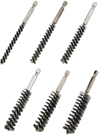 Allecto - Rvs Borstel Sets - 6 Sets voor Hoofden - voor Schoonmaken