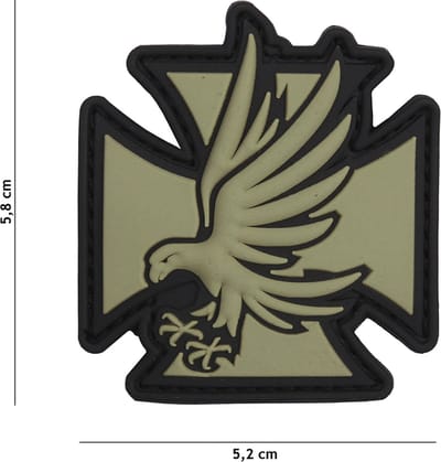 101 Inc Embleem 3D Pvc Iron Eagle Groen  9021