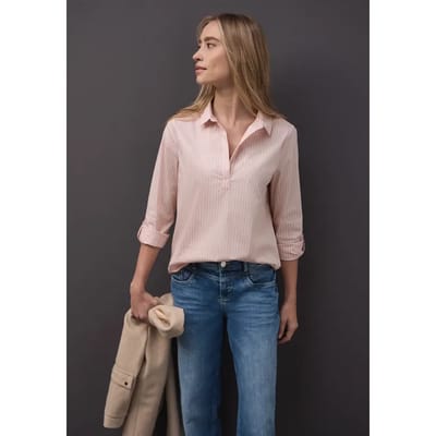 Gestreepte zakelijke blouse