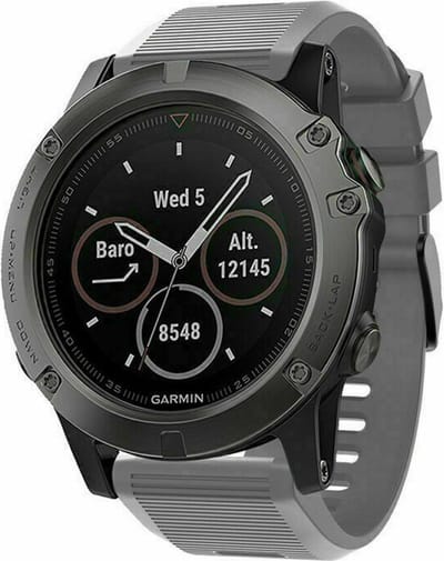 Strap-it siliconen sport bandje geschikt voor Garmin Fenix 9 (Pro) 51mm / Fenix 8 (Pro) 51mm / Garmin Fenix 7x (Pro - Sapphire Solar) / Fenix 6x (Pro - Sapphire) / Fenix 5x (Plus) / Fenix 3 / Epix Pro (Gen 2 - 51mm) / Enduro 1-2-3