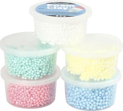 Foam Clay® Extra Large 5x25 gr Vrolijke Kleuren
