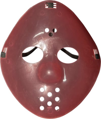 Masker - The silence of the Lambs - rood 2 stuks