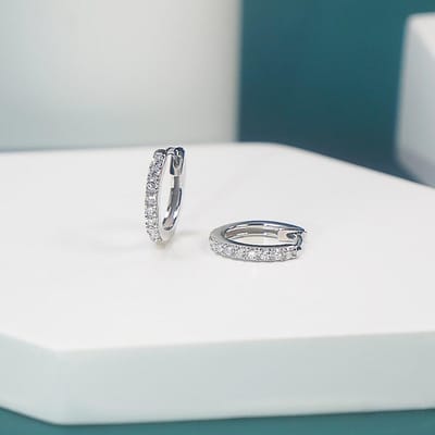 S925 D Kleur Vvs1 Moissanite Oorbellen Kruis Oorbellen Voor Vrouwen Fijne Sieraden white