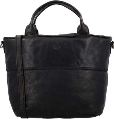 Hide & Stitches Paint Rock Schoudertas - Leer - Handtas - Crossbodytas - Leren Dames Tas - Zwart