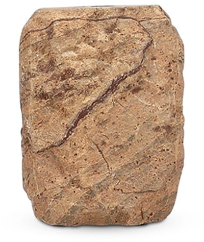 S|P Collection Kandelaar 8x8xH13,5cm marmer bruin Opus