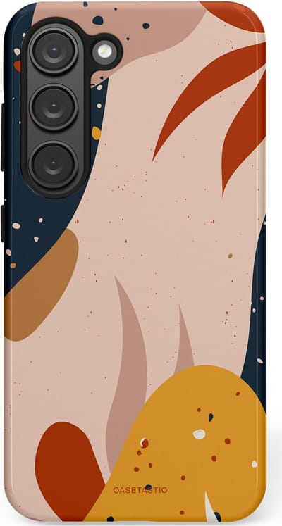Casetastic Hoesje Geschikt voor Samsung S23 - Stijlvolle Beschermende Duo-layer Case - Terravorm