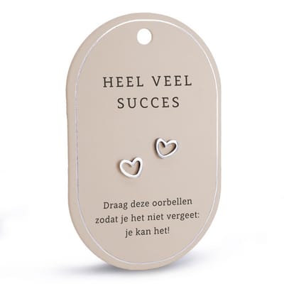 Oorbellen - Heel veel Succes